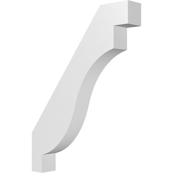 Ekena Millwork 3-in. W x 18-in. D x 24-in. H Copenhagen Architectural Grade PVC Knee Brace BRCP03X18X24CHG - main